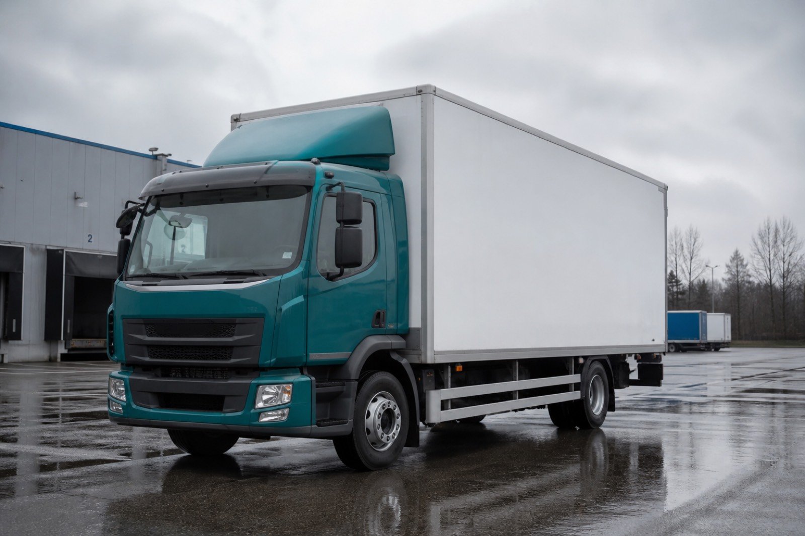 Rigid box truck